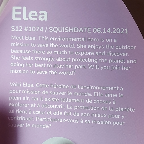 2021 Elea the Lamb 12 inch Squishmallow - Picture 3 of 3